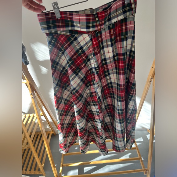 VINTAGE Plaid Maxi Skirt - Picture 2 of 3